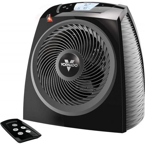 보네이도 보네이도 써큘레이터Vornado TAVH10 Electric Space Heater with Adjustable Thermostat, Auto Climate Control, 2 Heat Settings, 12-Hour Timer, Remote, Advanced Safety Features, Black