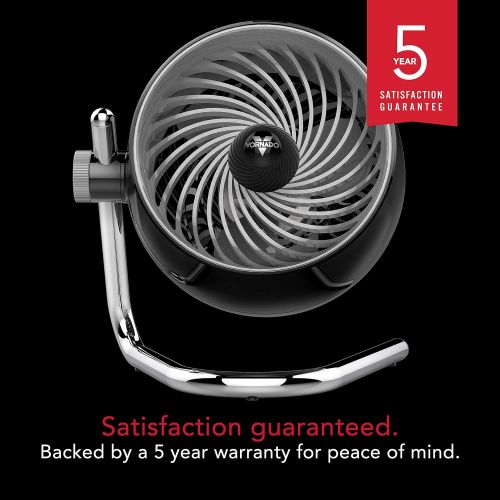보네이도 보네이도 써큘레이터Vornado Pivot3 Compact Air Circulator Fan with Pivoting Axis, 3 Speed Settings, Removable Grill for Cleaning, Perfect for Home, Office, Dorm Use, Black