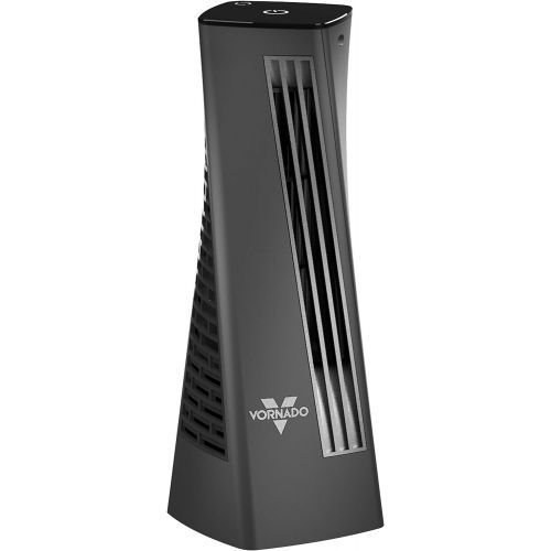 보네이도 보네이도 써큘레이터Vornado HELIX2 Personal Tower Fan with 3 Speed Settings, Illuminated Touch Controls, 70-Degrees of Oscillation, Small Footprint, Black