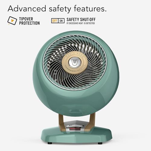 보네이도 보네이도 써큘레이터Vornado VHEAT Vintage Metal Heater, Green