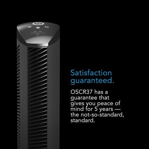 보네이도 보네이도 써큘레이터Vornado OSCR37 Oscillating Tower Fan and Air Circulator with Remote, Smooth Oscillation, Timer and Touch Controls, 37-Inch