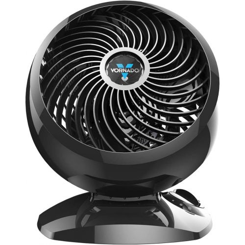 보네이도 보네이도 써큘레이터Vornado 5303 Small Whole Room Air Circulator Fan with Base-Mounted Controls, 3 Speed Settings, Multi-Directional Airflow, Removable Grill for Cleaning, Black