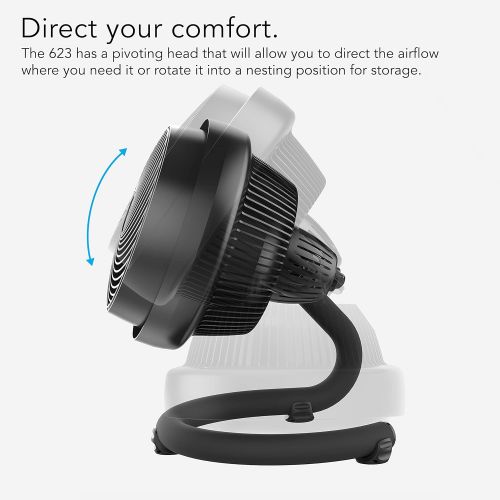 보네이도 보네이도 써큘레이터Vornado 623 Mid-Size Whole Room Air Circulator Fan