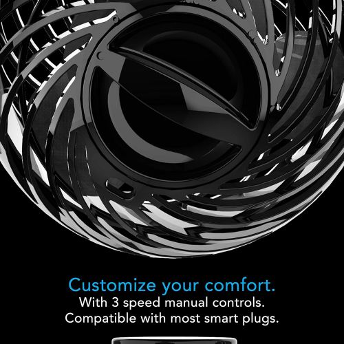 보네이도 보네이도 써큘레이터Vornado PivotC Personal Air Circulator Clip On Fan with Multi-Surface Mount, Black