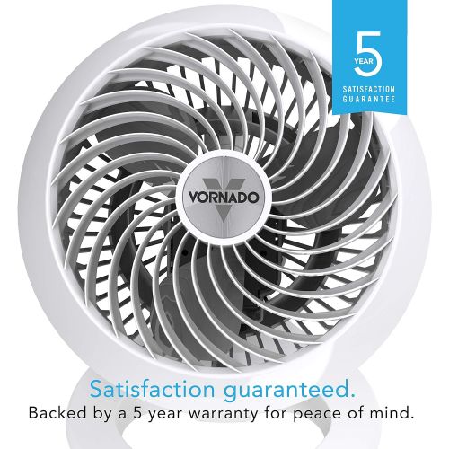 보네이도 보네이도 써큘레이터Vornado 460 Small Whole Room Air Circulator Fan with 3 Speeds, 460-Small, White