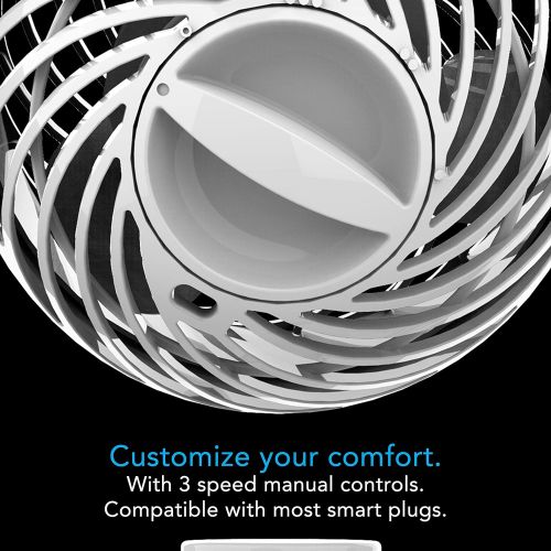 보네이도 보네이도 써큘레이터Vornado PivotC Personal Air Circulator Clip On Fan with Multi-Surface Mount, White