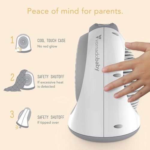 보네이도 Vornadobaby Sensa Space Heater, White