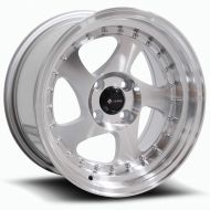 15x8 Vors VR2 4x100 20 Silver Wheel Rim