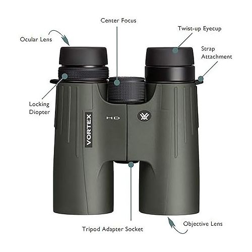  Vortex Optics Viper HD Roof Prism Binoculars