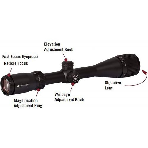  Vortex Optics Crossfire II Second Focal Plane, 1-inch Tube Riflescopes