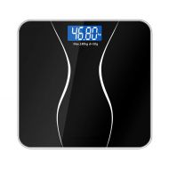 Vosarea Electronically Weighed Body Weight Scale Night Vision Room Thermometer(Black)