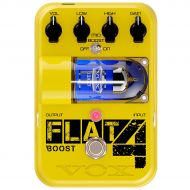 Vox},description:The FLAT 4 BOOST takes advantage of VOXs newly developed Hi-Volt technology and provide not only the warm tone expected from a tube but also the all important feel