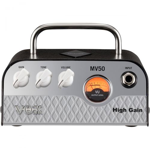  Vox},description:Equipped with the next-generation vacuum tube Nutube, and featuring a stunningly light-weight design of only 540 grams (1.1 lbs.), the MV50 High Gain amp head boas