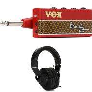 Vox Brian May amPlug Headphone Guitar Amp and Audio-Technica?ATH-M20x Headphones