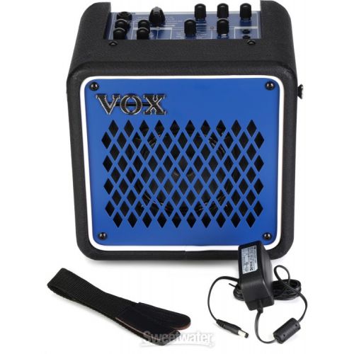  Vox Mini Go 3 3-watt Portable Modeling Amp - Blue