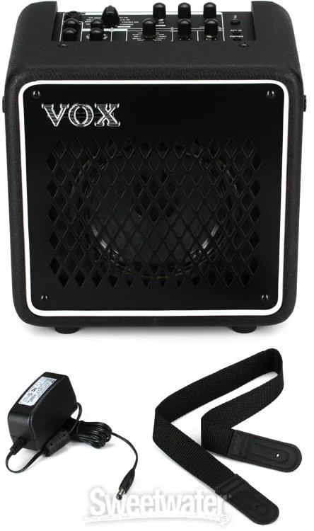  Vox Mini Go 10 - 10-watt Portable Modeling Amp - Black