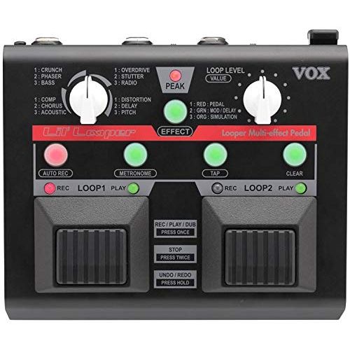  VOX Lil Looper Guitar Multi-Effects Pedal: Musical Instruments