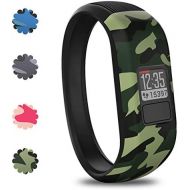 [아마존베스트]Vozehui Silicone Bands Compatible with Garmin Vivofit 3/Vivofit JR/Vivofit JR 2, Soft Silicone Replacement Sport Wristbands for Kids Boys Girls,Small Large