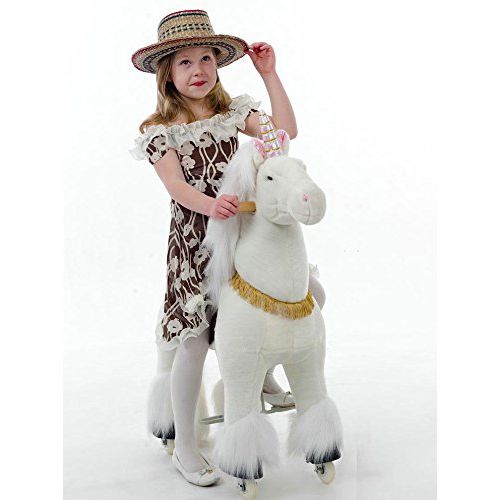  Vroom Rider X Ponycycle Ride-On Unicorn for 3-5 Years Old - Small