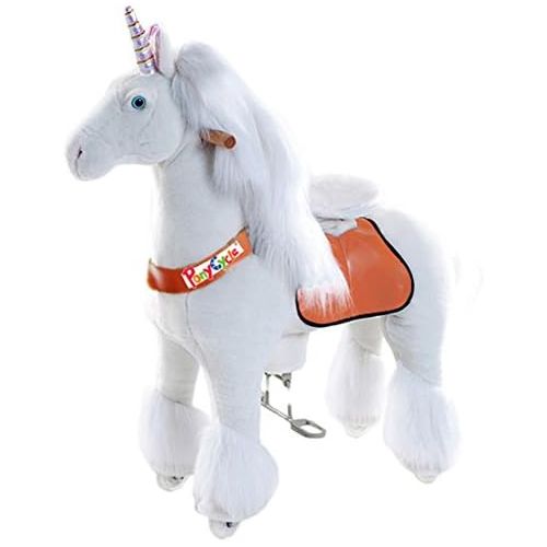  Vroom Rider X Ponycycle Ride-On Unicorn for 3-5 Years Old - Small