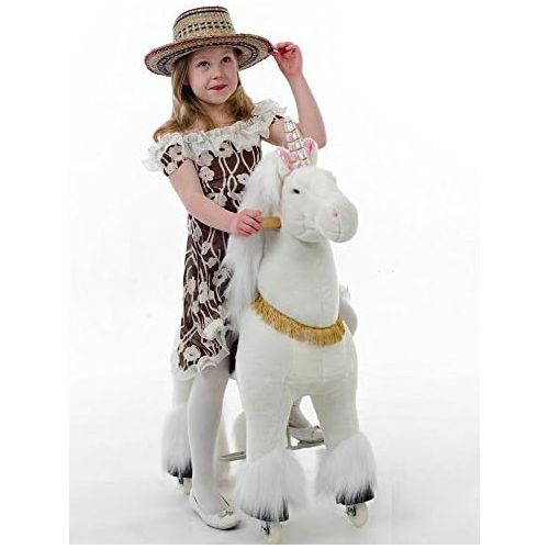  Vroom Rider X Ponycycle Ride-On Unicorn for 3-5 Years Old - Small