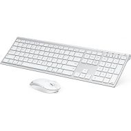 Bluetooth Keyboard Mouse for Mac, Ultra Slim Wireless Keyboard Mouse Combo for Mac, Multi-Device, Full Size, Rechargeable, for MacBook Pro, MacBook Air, iMac, iPad