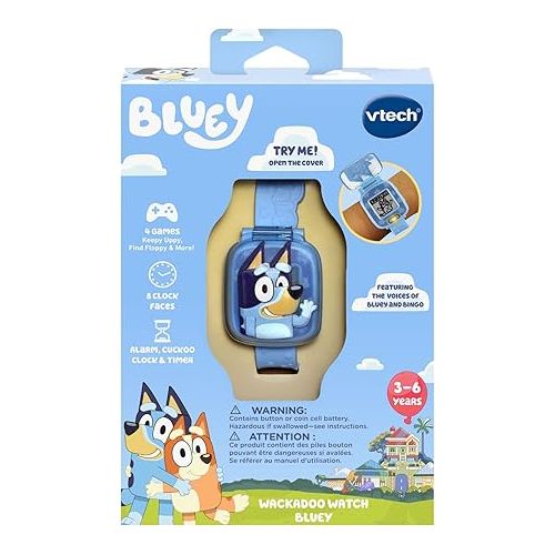 브이텍 VTech Bluey Wackadoo Watch, Bluey Small