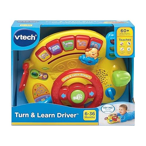 브이텍 VTech Turn and Learn Driver, Yellow