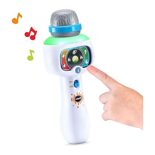 브이텍 VTech Sing It Out Karaoke Bluetooth Microphone , White
