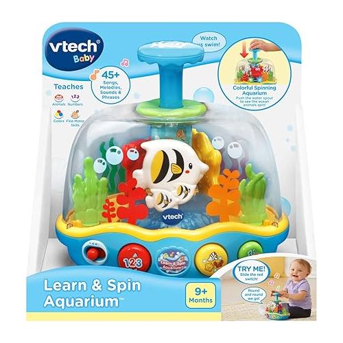 브이텍 VTech Learn and Spin Aquarium For Fish , Plastic