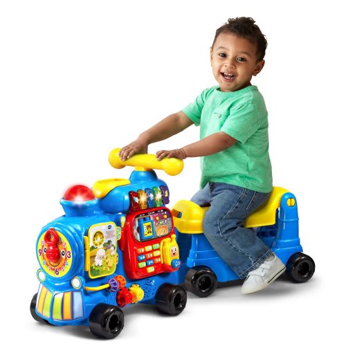 브이텍 VTech Sit-to-Stand Ultimate Alphabet Train Amazon Exclusive, Blue