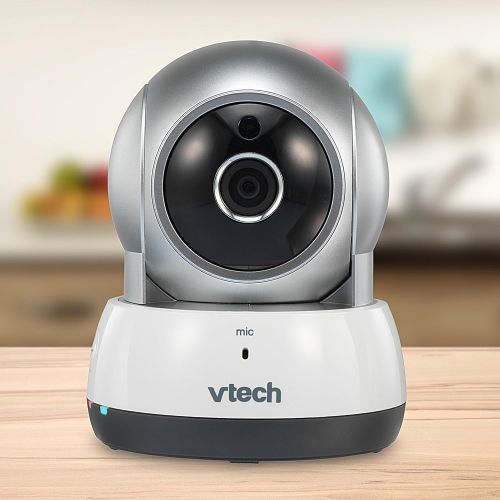 브이텍 VTech VC931 Wireless Wi-Fi IP Camera with Remote Access App, 720p HD, Remote Pan & Tilt, Free Live Streaming & Automatic Infrared Night Vision