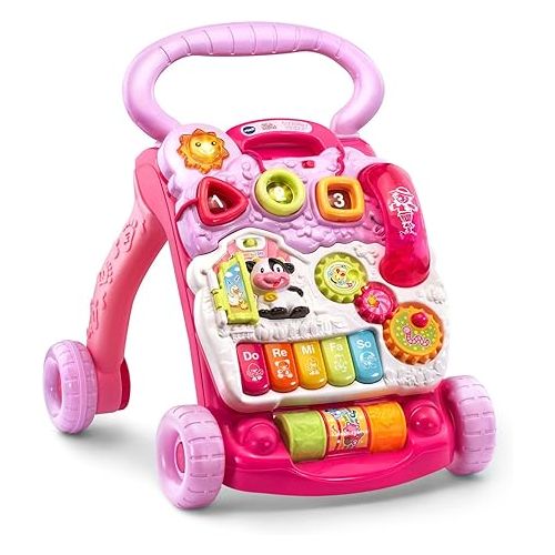 브이텍 VTech Sit-to-Stand Learning Walker (Frustration Free Packaging), Pink