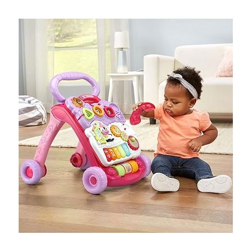 브이텍 VTech Sit-to-Stand Learning Walker (Frustration Free Packaging), Pink