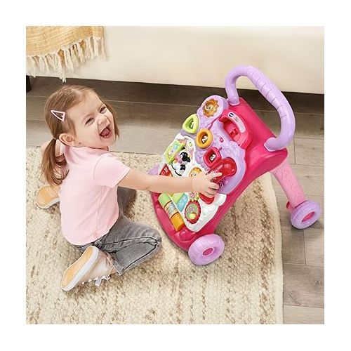 브이텍 VTech Sit-to-Stand Learning Walker (Frustration Free Packaging), Pink