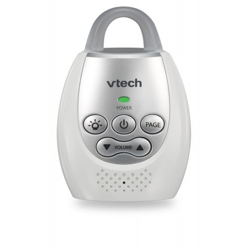 브이텍 [아마존베스트]VTech DM221-2 Audio Baby Monitor with up to 1,000 ft of Range, Vibrating Sound-Alert, Talk Back Intercom, Night Light Loop & Two Parent Units