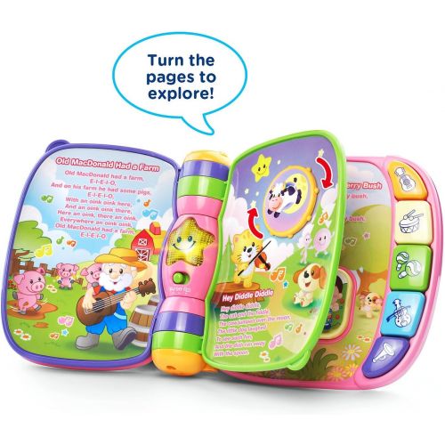 브이텍 [아마존베스트]VTech Musical Rhymes Book, Pink