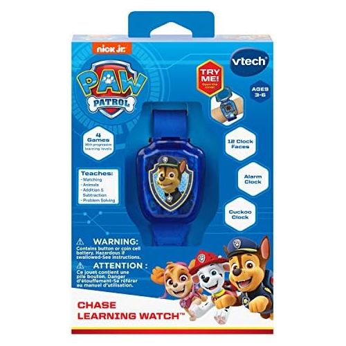 브이텍 [아마존베스트]VTech Paw Patrol Chase Learning Watch, Blue