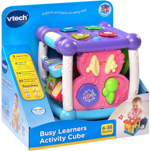 브이텍 [아마존베스트]VTech Busy Learners Activity Cube, Purple