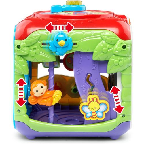 브이텍 VTech Sort and Discover Activity Cube (Frustration Free Packaging), Red