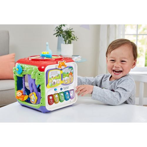 브이텍 VTech Sort and Discover Activity Cube (Frustration Free Packaging), Red