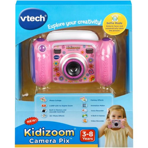 브이텍 VTech KidiZoom Camera Pix, Pink