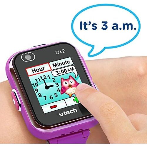 브이텍 VTech KidiZoom Smartwatch DX2 Special Edition Floral Birds with Bonus Vivid Violet Wristband