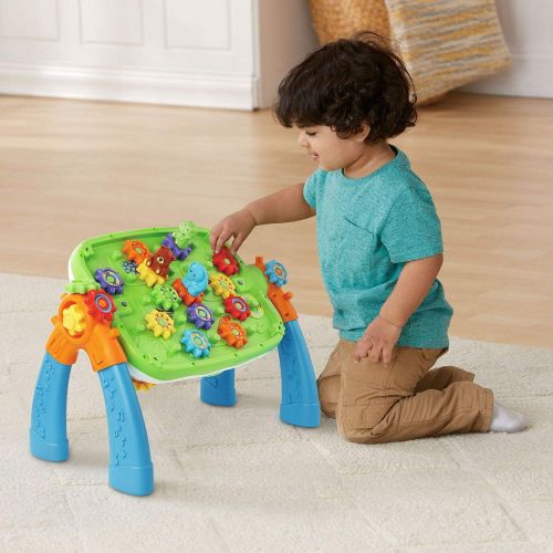 브이텍 VTech GearZooz 2-in-1 Jungle Friends Gear Park (FFP), Great Gift For Kids, Toddlers, Toy for Boys and Girls, Ages 2, 3, 4