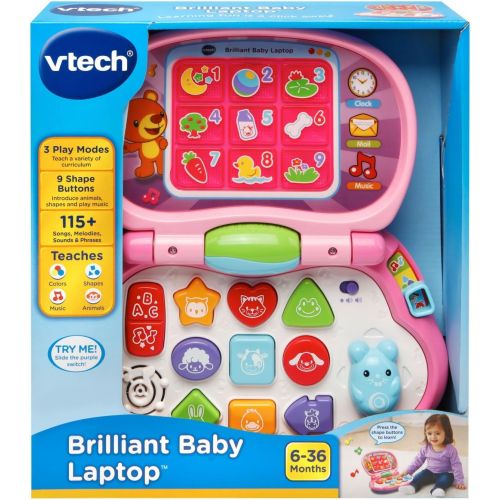 브이텍 VTech Brilliant Baby Laptop, Pink