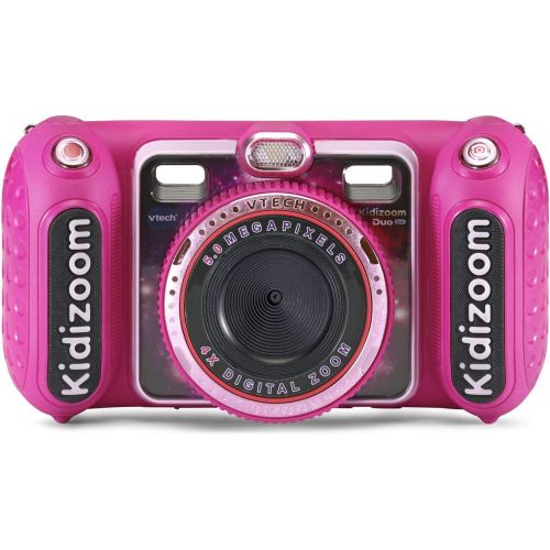 브이텍 VTech KidiZoom Duo DX Digital Selfie Camera with MP3 Player, Pink