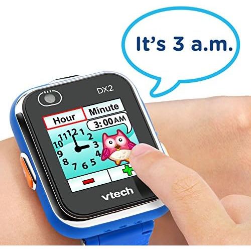 브이텍 VTech KidiZoom Smartwatch DX2, Special Edition Skateboard Swoosh with Bonus Royal Blue Wristband