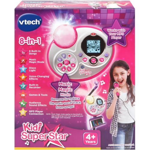 브이텍 VTech Kidi Super Star Karaoke System with Mic Stand Amazon Exclusive