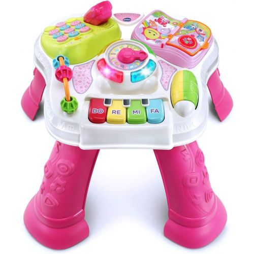 브이텍 VTech Sit-To-Stand Learn & Discover Table, Pink