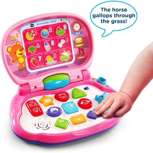 브이텍 VTech Brilliant Baby Laptop, pink